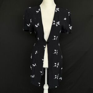 Vintage Positive Attitude Floral Embroidered Dress